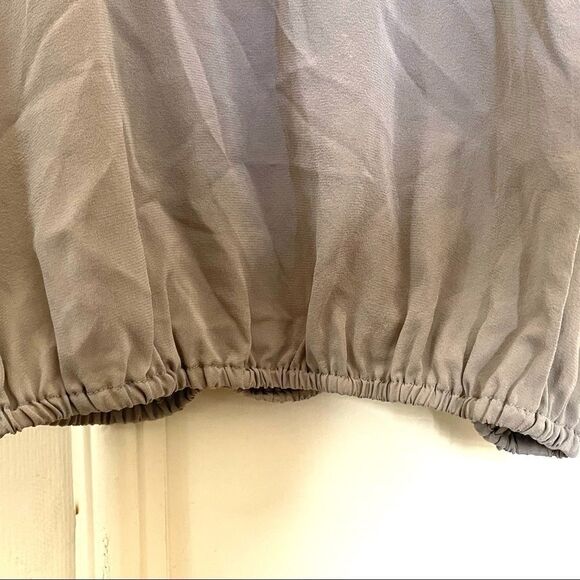 Bebe embellished grey  bib bubble tank  XXS - Picture 10 of 14